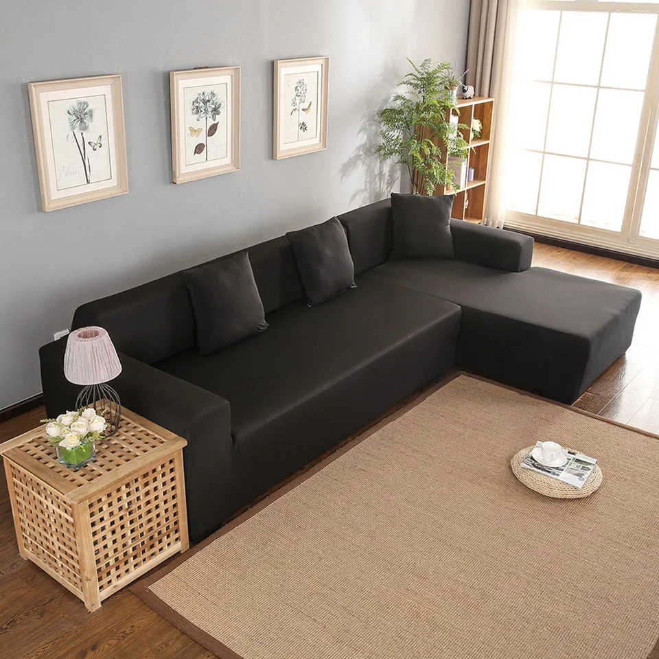 L Shape 3+2 Seat Corner Sofa Slipcover Protector