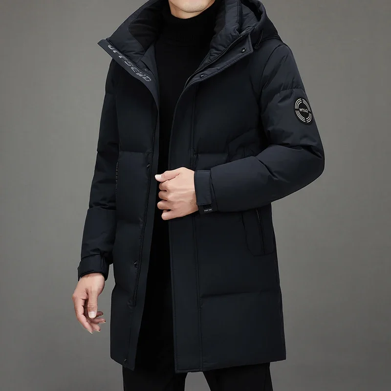 Chaqueta de plumón de pato para hombre, chaqueta acolchada de diseñador de marca de invierno para hombre, chaqueta de plumón para hombre, saco informal ultraligero para hombre, abrigos de invierno par