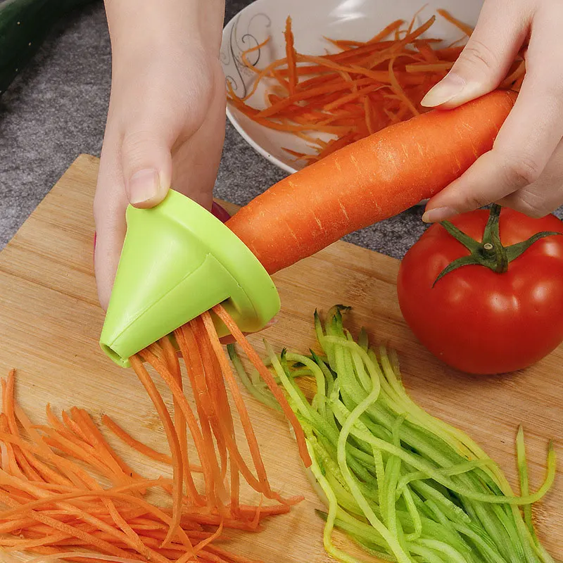 1pcKitchenToolVegetableFruitSpiralShredderPeelerMultifunction