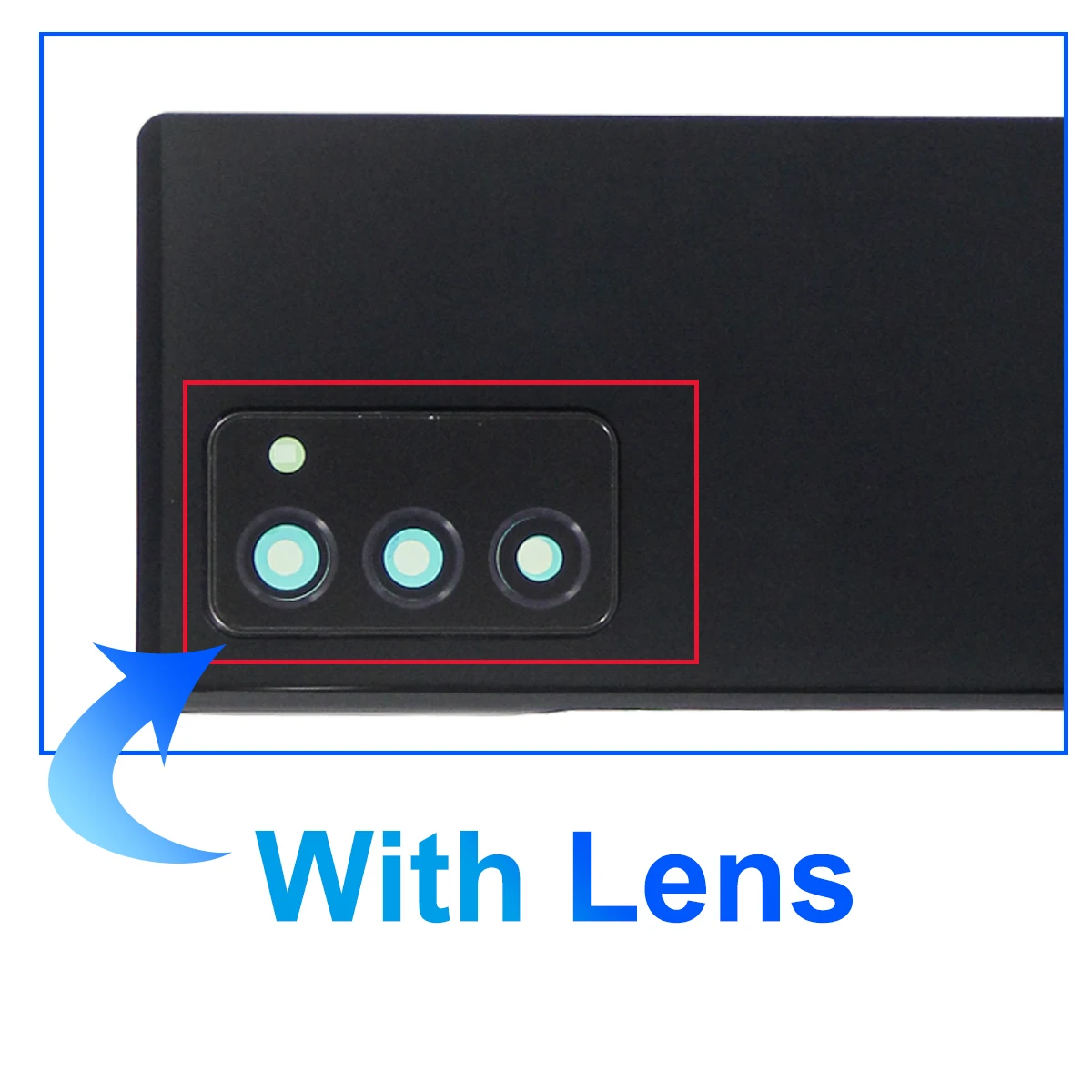 삼성 Z 폴드 2 / Z 폴드 3 / Z 폴드 4 / Z 폴드 5 후면 커버 유리 교체 배터리 후면 도어 하우징 케이스