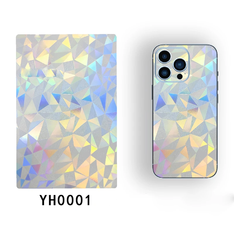 Vormir Laser Embossed Cellphone Skins Sticker Shiny Printing Mobilephone Decorated Back Cover Protector for Film Cutting Machine