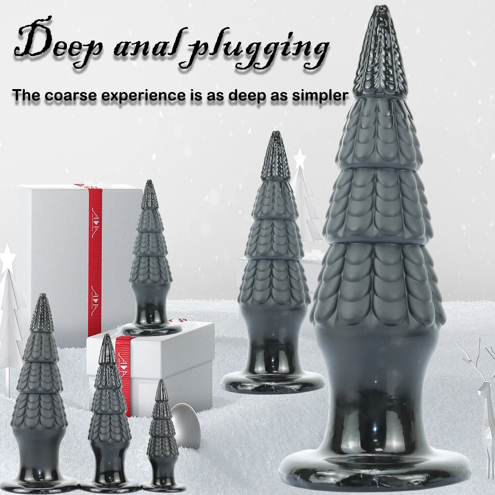 Christmas tree Anal Plug Long Thread Butt Plug Dildo in-depth Dilator Adult  Toys | eBay