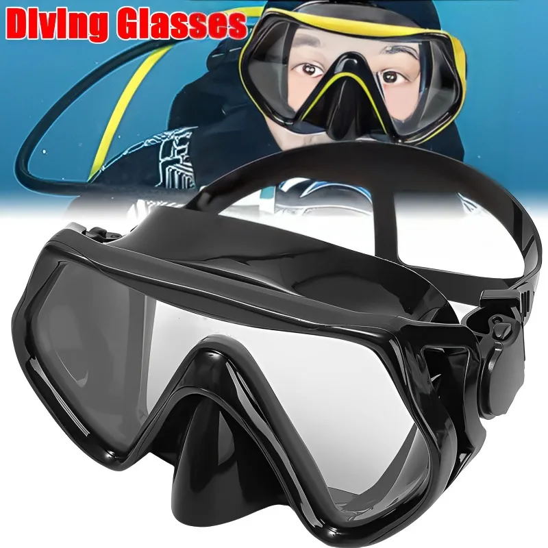 Children's Diving Mask Silicone Swimming Goggles Scuba Snorkeling Mask Adult Youth Diving Mask Underwater Play Supplies