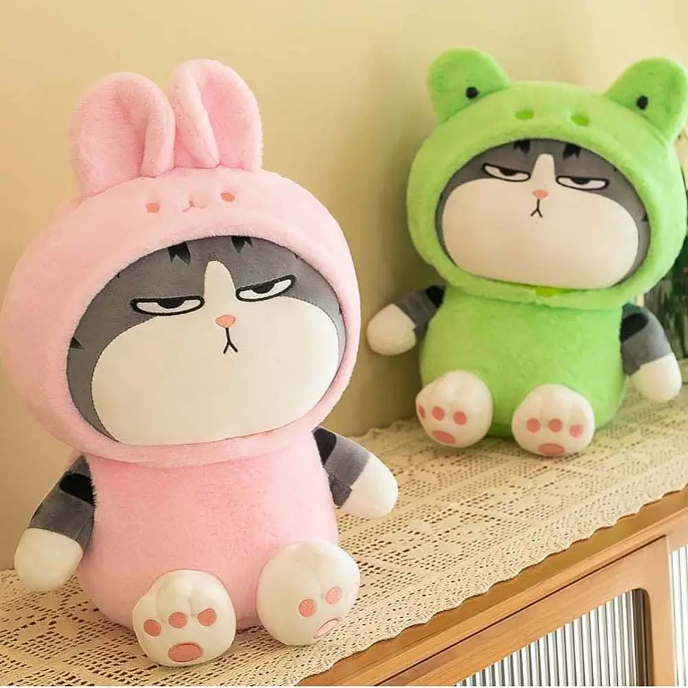 

Plush Pillow Transformed Cat Sofa Decoration Animal Plush Dressup Cat Plush Doll Stuffed Toys Cat Plush Toys Plush Animal Toy