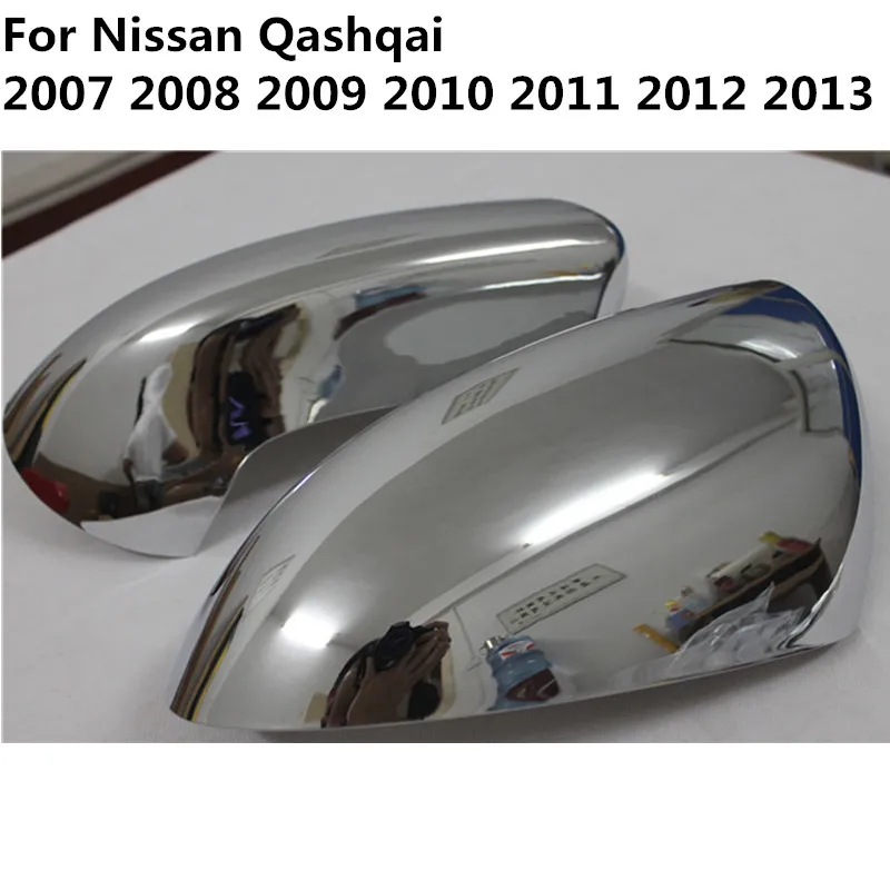 

2Pcs ABS Chromed Side Door Rearview Mirror Cover Trims Car Accessories Fit For Nissan Qashqai 2007 2008 2009 2010 2011 2012 2013