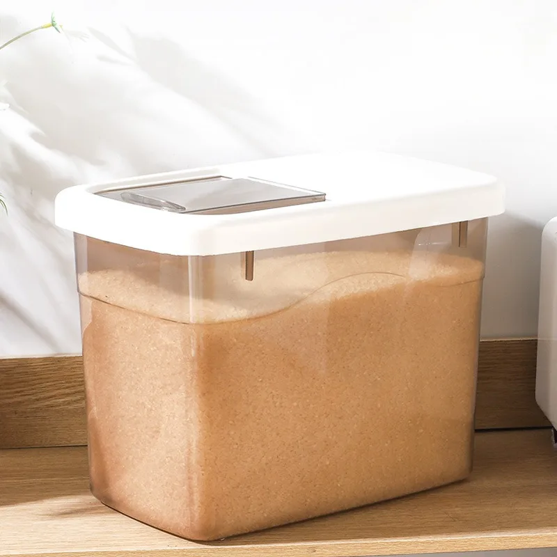 Rice Storage Box Insect Proof and Moisture Proof Sealed Food Grain Food Container Kitchen Rice Organizer Grain Rice Storage Box 3