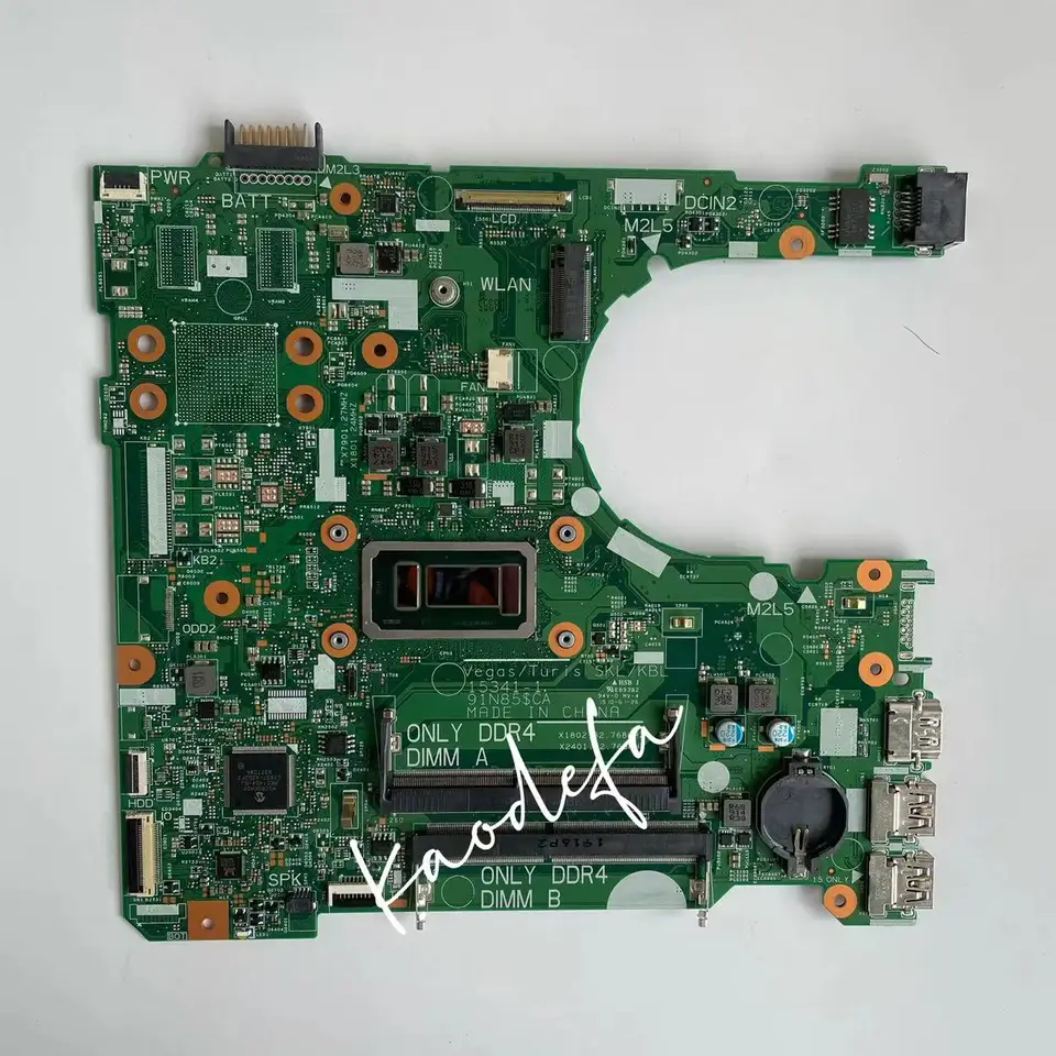 Dellのinspiron 15 3567ノートパソコンのマザーボードcpu: i3
