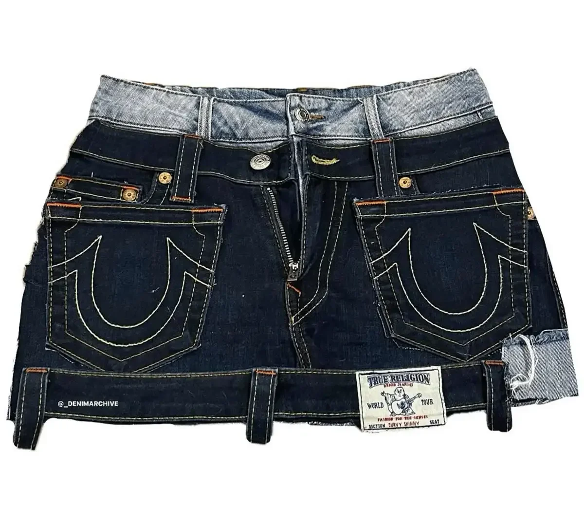 Y2K Gothic Punk Style Denim Short Skirt Women Harajuku Retro Patched Zipper Skirt Streetwear Low Waist Vintage Jeans Mini Skirt 4
