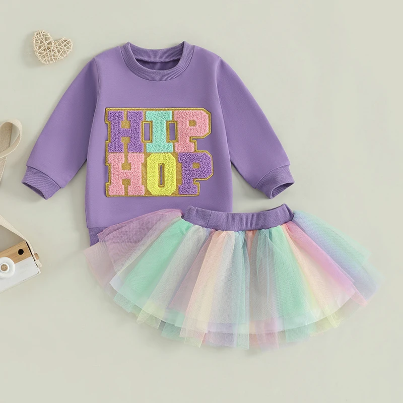 Easter Sweatshirt & Tulle Skirt Set 2