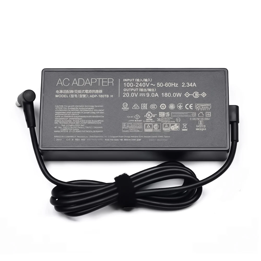 20V 9A 180W 6.0*3.7MM 충전기 ADP-180TB H 노트북 AC 어댑터 (아수스 ROG 제피러스 G14 G15 GA401IV GA502DU TUF505DU FX506L A17 용)