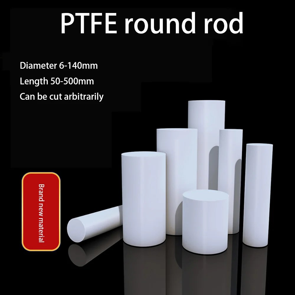 Barres Rondes POM - Lot De 2 - Diamètre 18 Mm - Blanc - Uxcell - Neuf