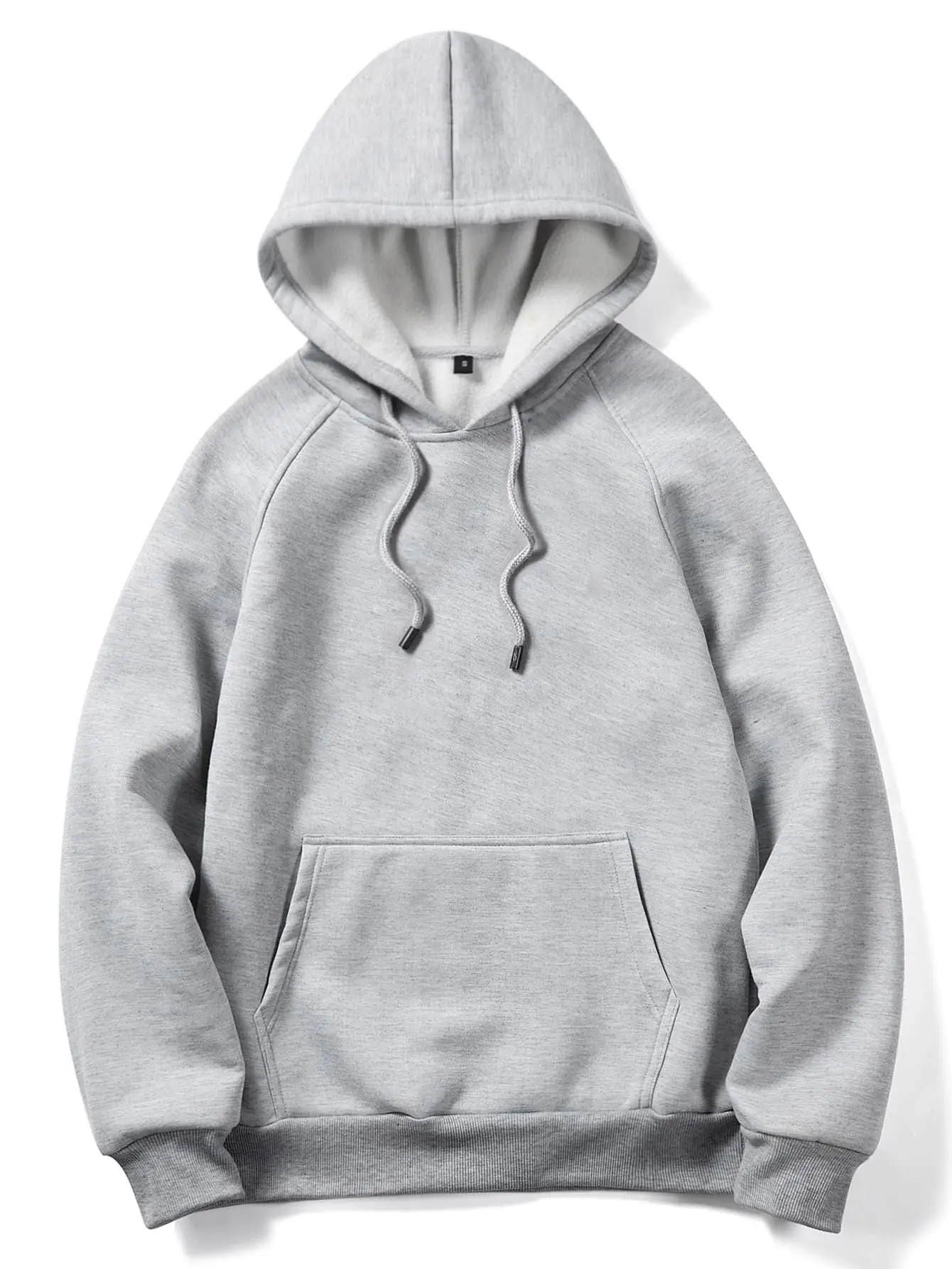 

Cotton pullover silver fox velvet sweatshirt hoodie warm S-5xl hoody for woman/man