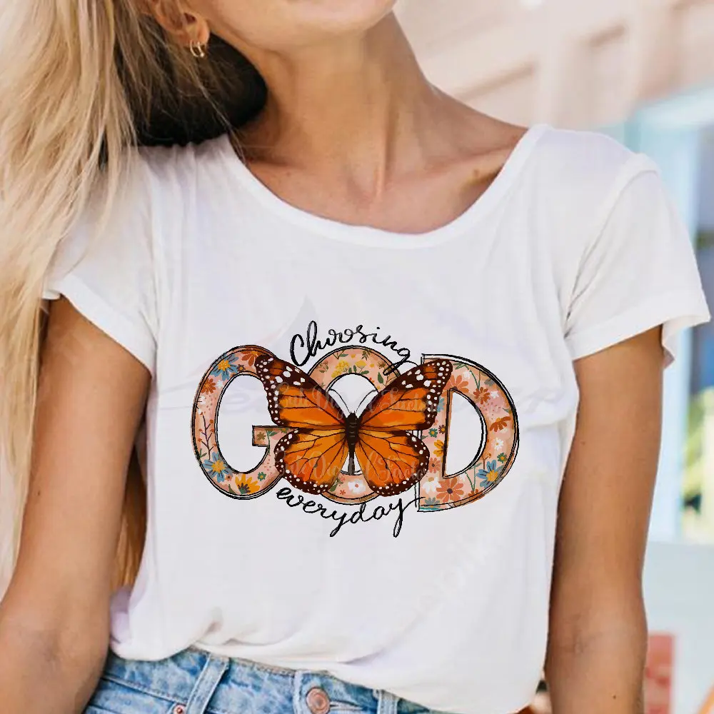 

Love On Tour Floral Concept T Shirt Women Graphic Print Tshirt Summer Short Sleeve O Neck Flower Women's Tops Tees Streetwear