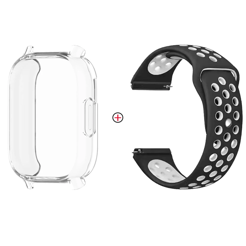 Soft Silicone Strap with TPU Case and Screen Protector