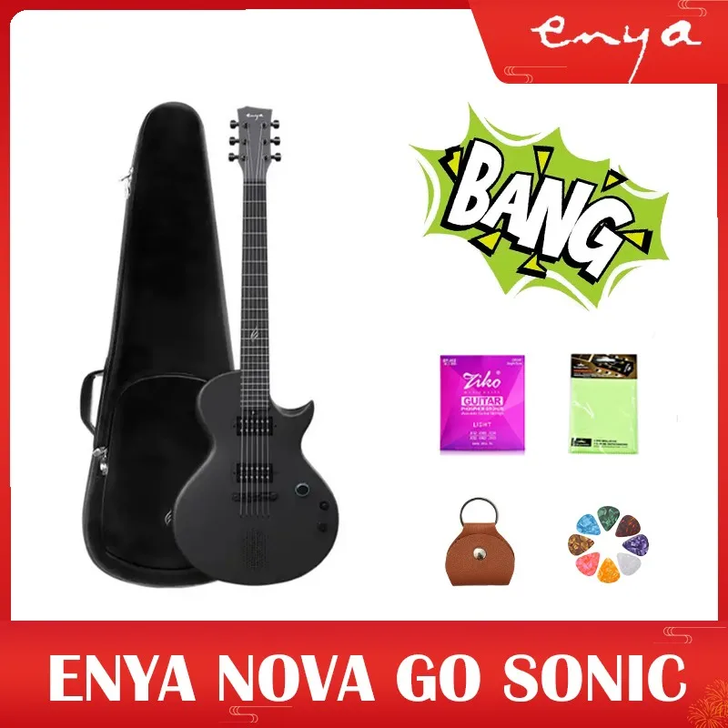Electric Guitar Kit ENYA Nova Go Sonic Carbon Fiber With Bag
