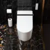 Smart Bidet Toilet,Auto Open & Close,Foot Sensor Operation,Auto Flush,Heated Seat,Tankless One Piece Elongated Toilet,T-0099 3
