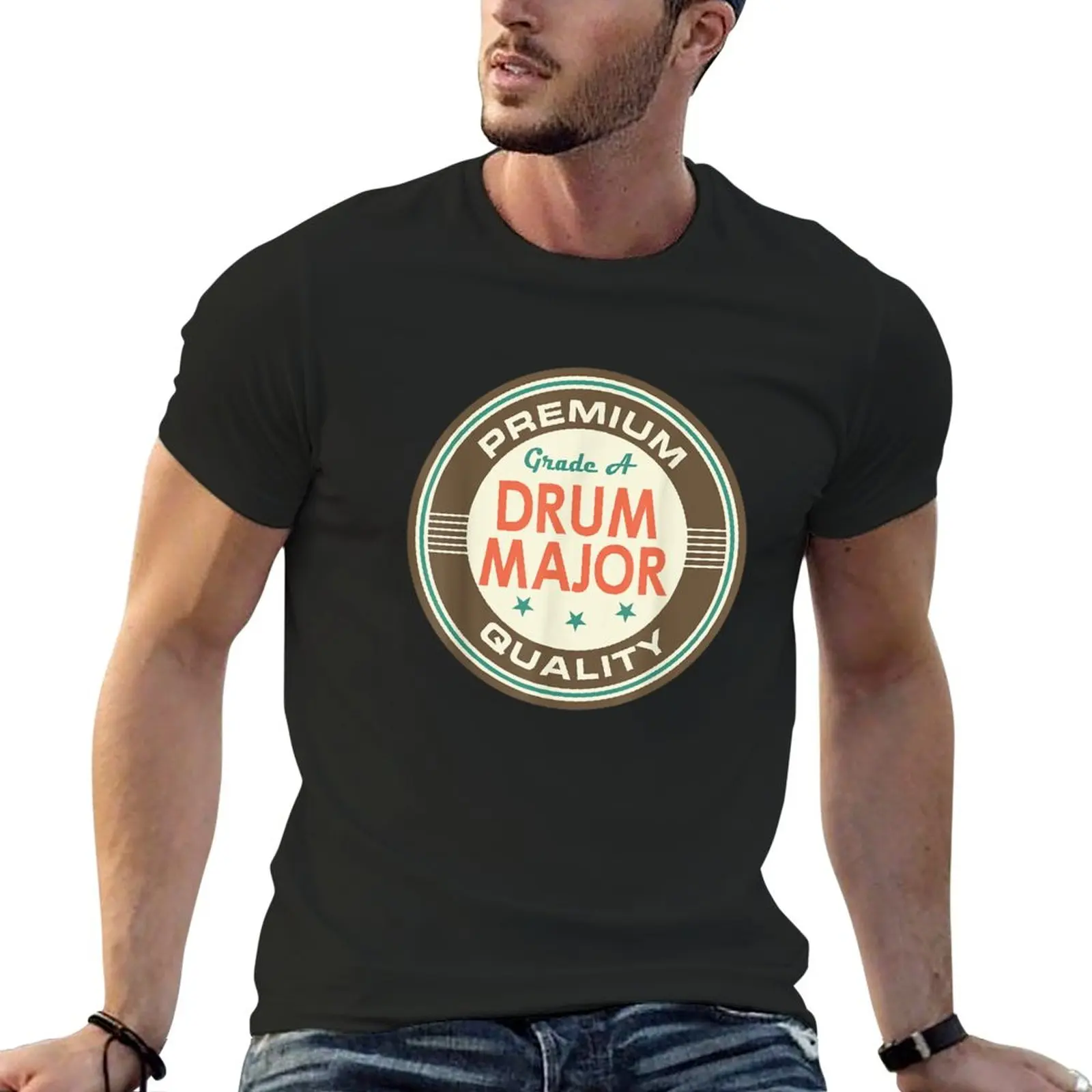 New Drum Major Gift Marching Band Music Shirt T-Shirt anime heavyweight t shirts t shirts men