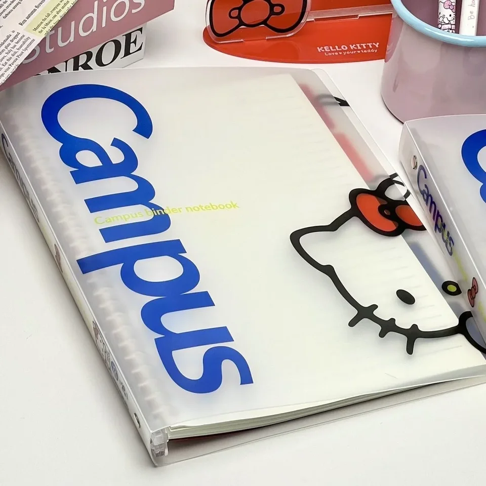 1997年製⚫︎ハローキティ⚫︎B5バインダーノート⚫︎インデックス⚫︎罫線⚫︎サンリオ 1997年製⚫︎ハローキティ⚫︎B5バインダーノート