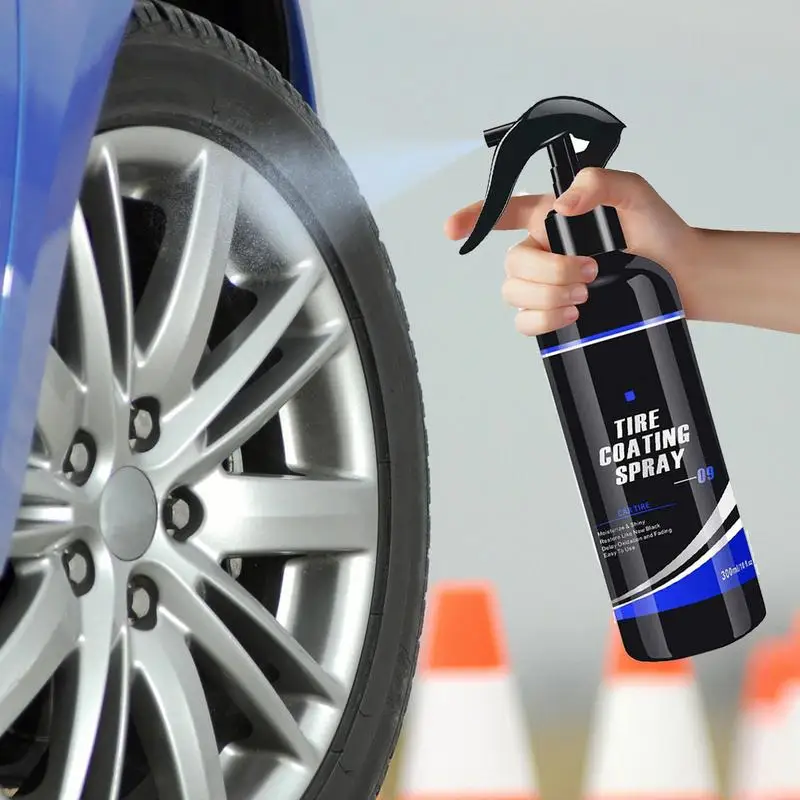 300ml Tire Coating Shine Permanent Long Lasting Tire Shine High Gloss Tire Shine And Protectant Tire Coating Water Based Formula