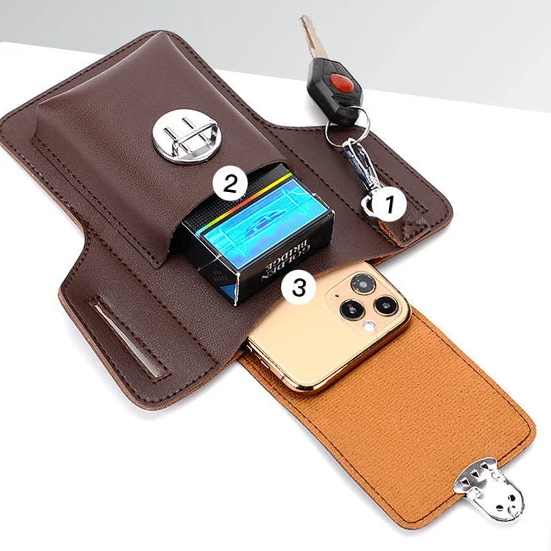 Рисунок 3 - Модный кожаный поясной кошелек для мужчин