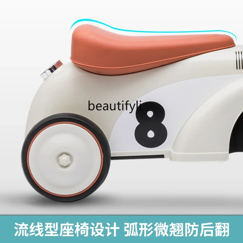 Children, yo-yo car, walker 1-3 years old, twisting toy car, baby's birthday gift