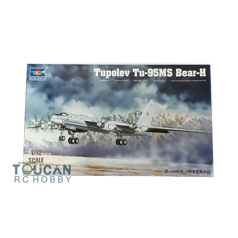1/72 Trumpeter 01601 Soviet Tupolev TU-95MS Bear-H Heavy