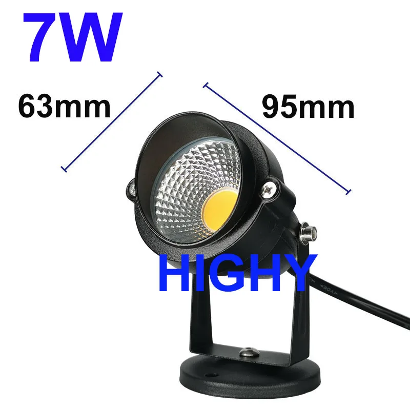 T63 7W COB base,DC12V