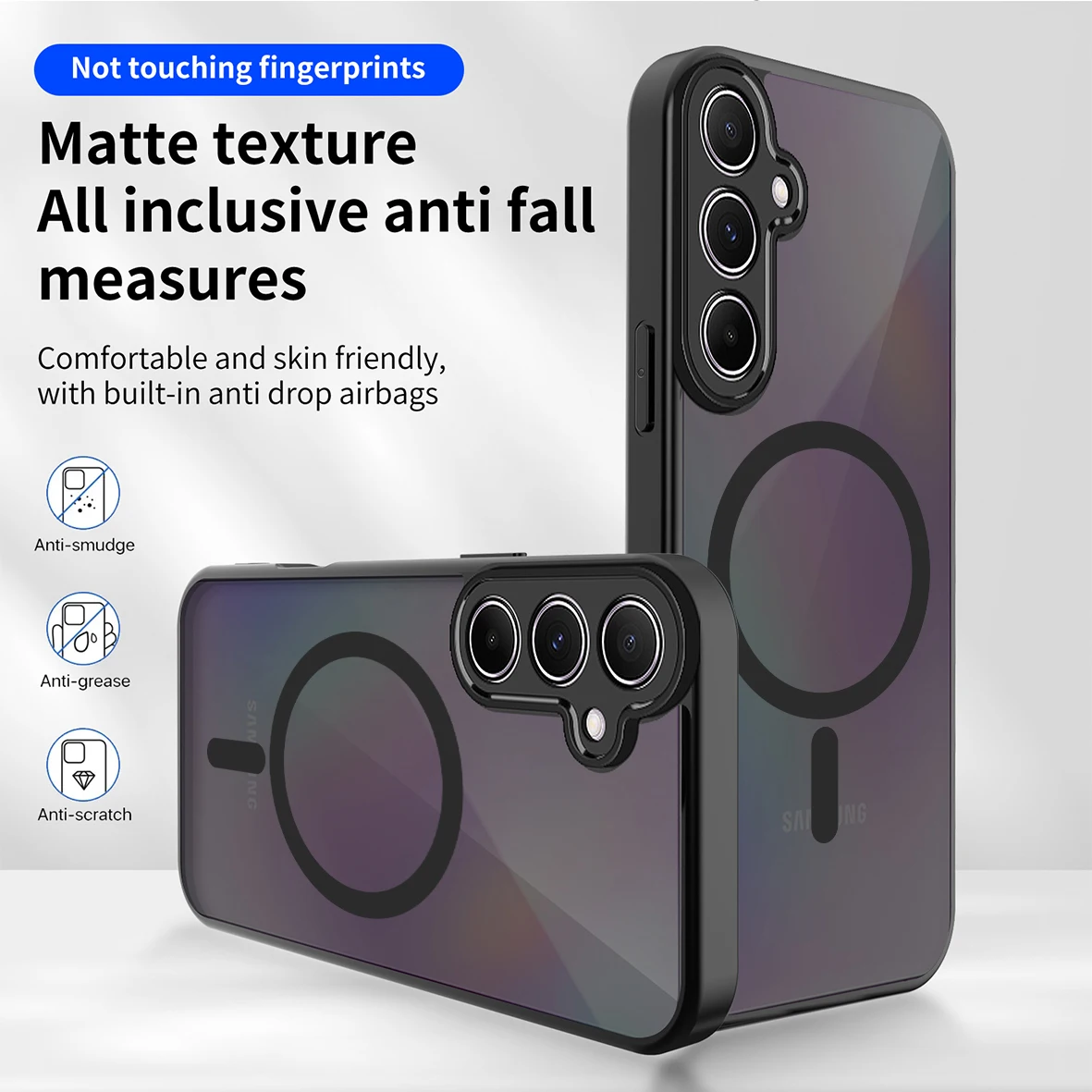 Magsafe Matte Clear Protective Phone Case
