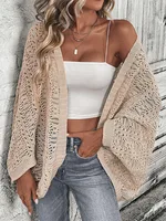 Elegant Batwing Sleeve Cardigan 5