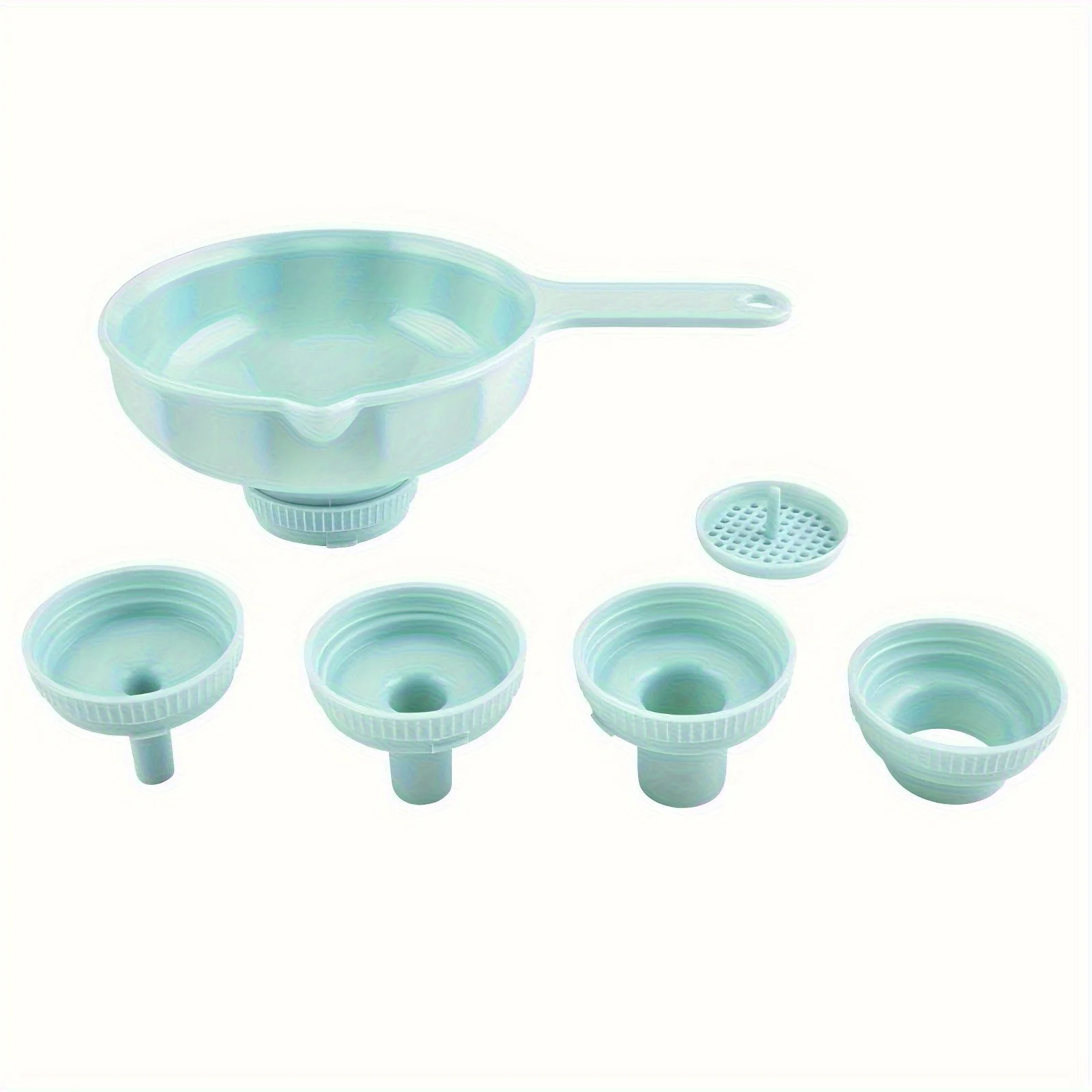 Large Diameter Kitchen Funnel - Durable Plastic, Food-Safe, Ideal for Cooking, Camping, and Travel Essentials