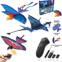 Go Go Bird Remote Control Flying Toy Mini RC Helicopter Drone-Tech Toys Smart Bionic Flapping Wings Flying Birds for Kids Adults 1