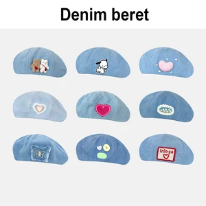 Image for Japanese Sweet Cute Cowboy Beret Cap Women Spring  