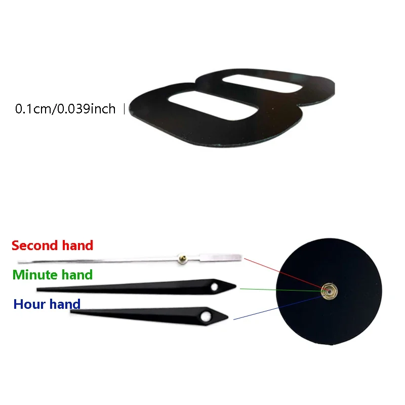 DIY Digital Wall Clock 3D Luminous Frameless Acrylic Clock Wall Stickers Mute for Living Room Bedroom Office Decor wall clock 3d wall clock led digital clock 3d number wall clock