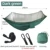 Portable Hammock with Mosquito Net Outdoor Camping Mosquito Proof 290x140cm Pole Hammock swing Anti-rollover Nylon Rocking Chair 10