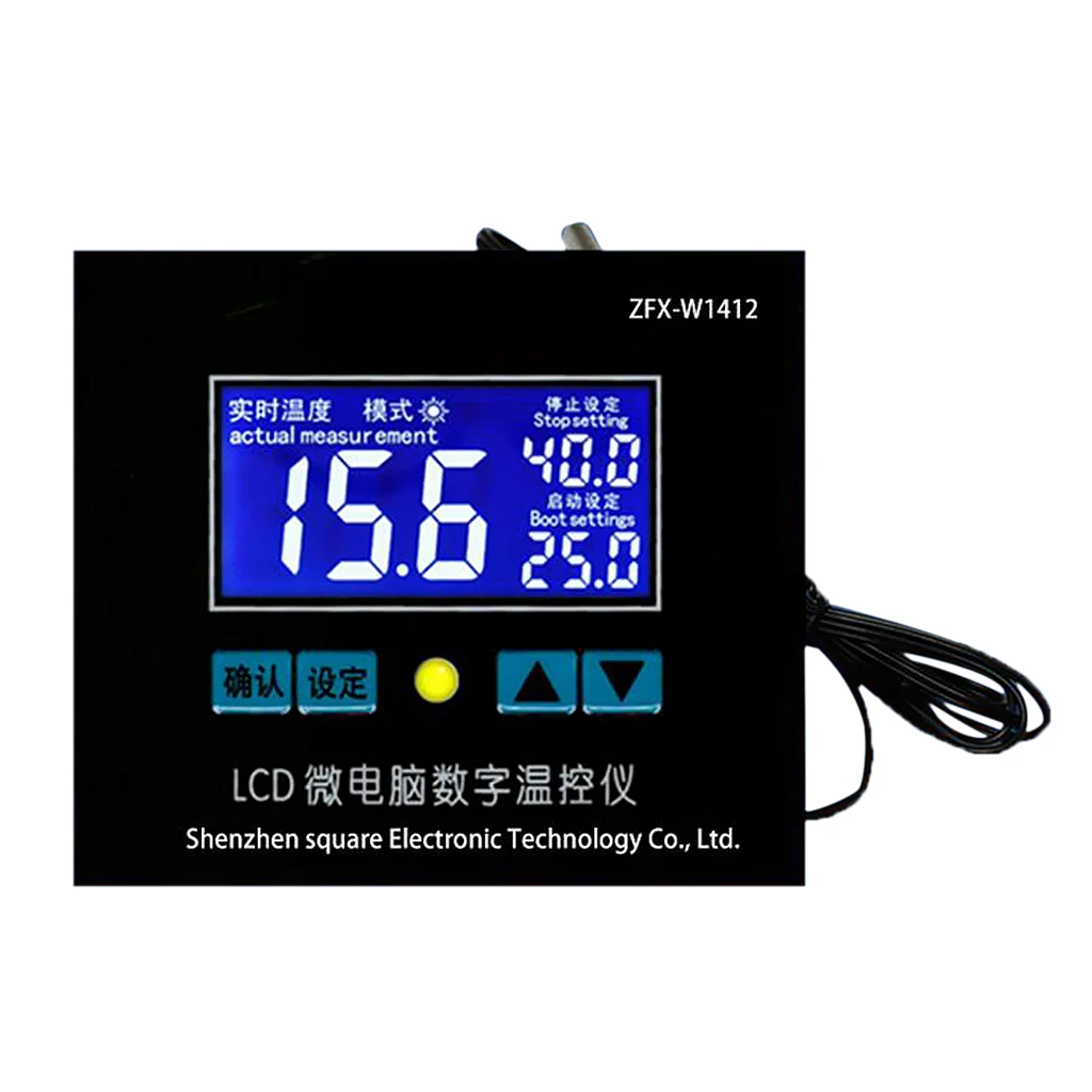 Dual Digital Display Temperature Controller Dual Type-K Thermocouple