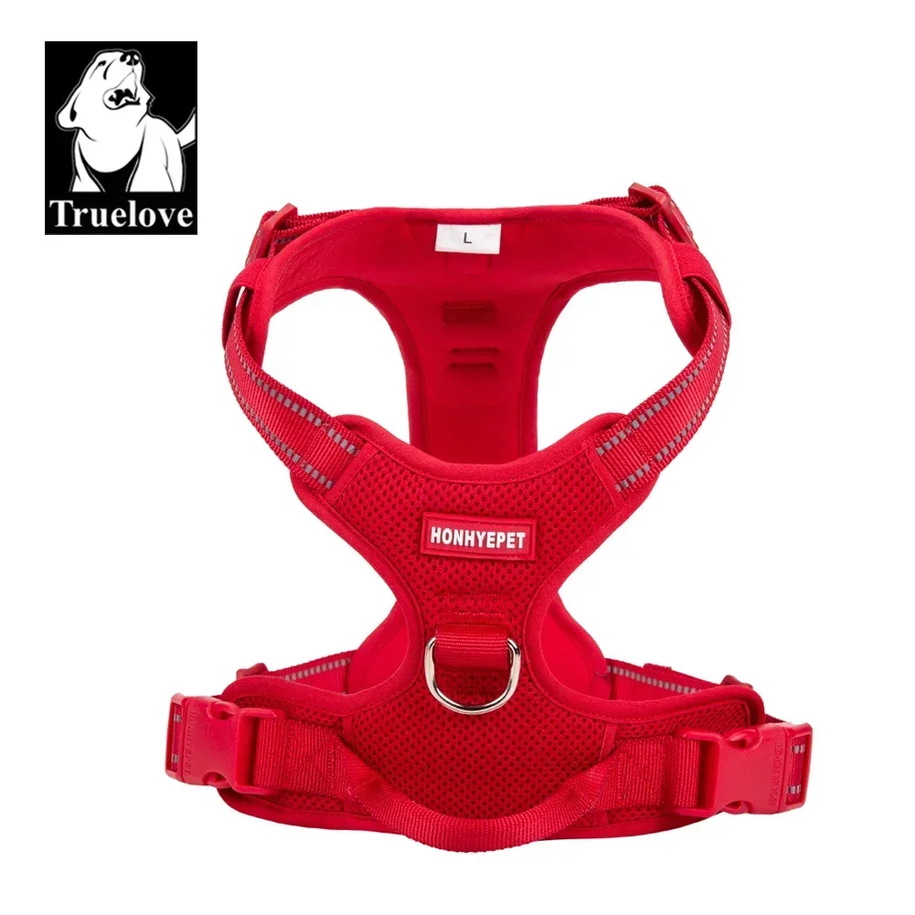 TRUELOVE Pet Harness Nylon Reflective Comfortable Breathable Explosion-proof Small Medium Large Outdoor Camping HP5652