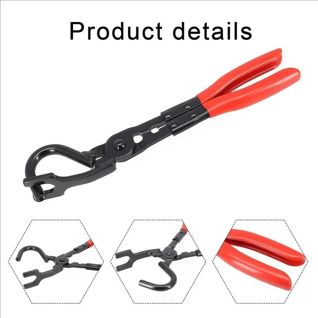 Car Exhaust Hanger Pliers High Carbon Steel Bracket Removal Pliers Non-slip Separate Rubber Bracket Hanger Support Removal Tool 6