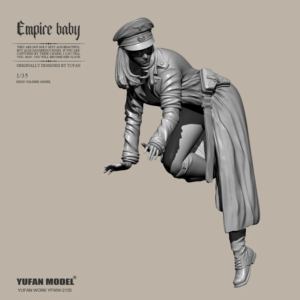 

YUFAN MODEL1/35 Resin model kits figure beauty colorless and self-assembled YFWW-2135