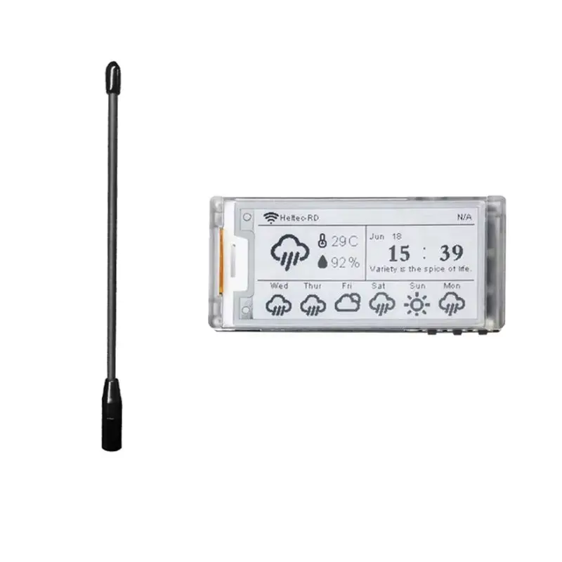 AED6-E-잉크 디스플레이 로라 개발 보드 ESP32 2.13인치 전자 종이 모니터 와이파이 BLE, 로라 게이트웨이 안테나 915MHZ