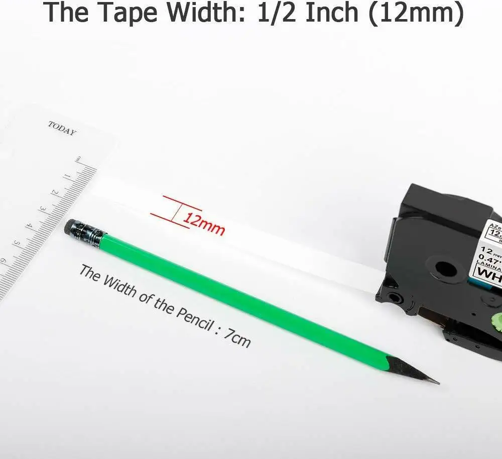 31 Colors TZE 231 234 334 Label Tape 12mm Compatible for Label Work for Brother P-touch Label Printer PT-H110 PT-E105 PT-H101C