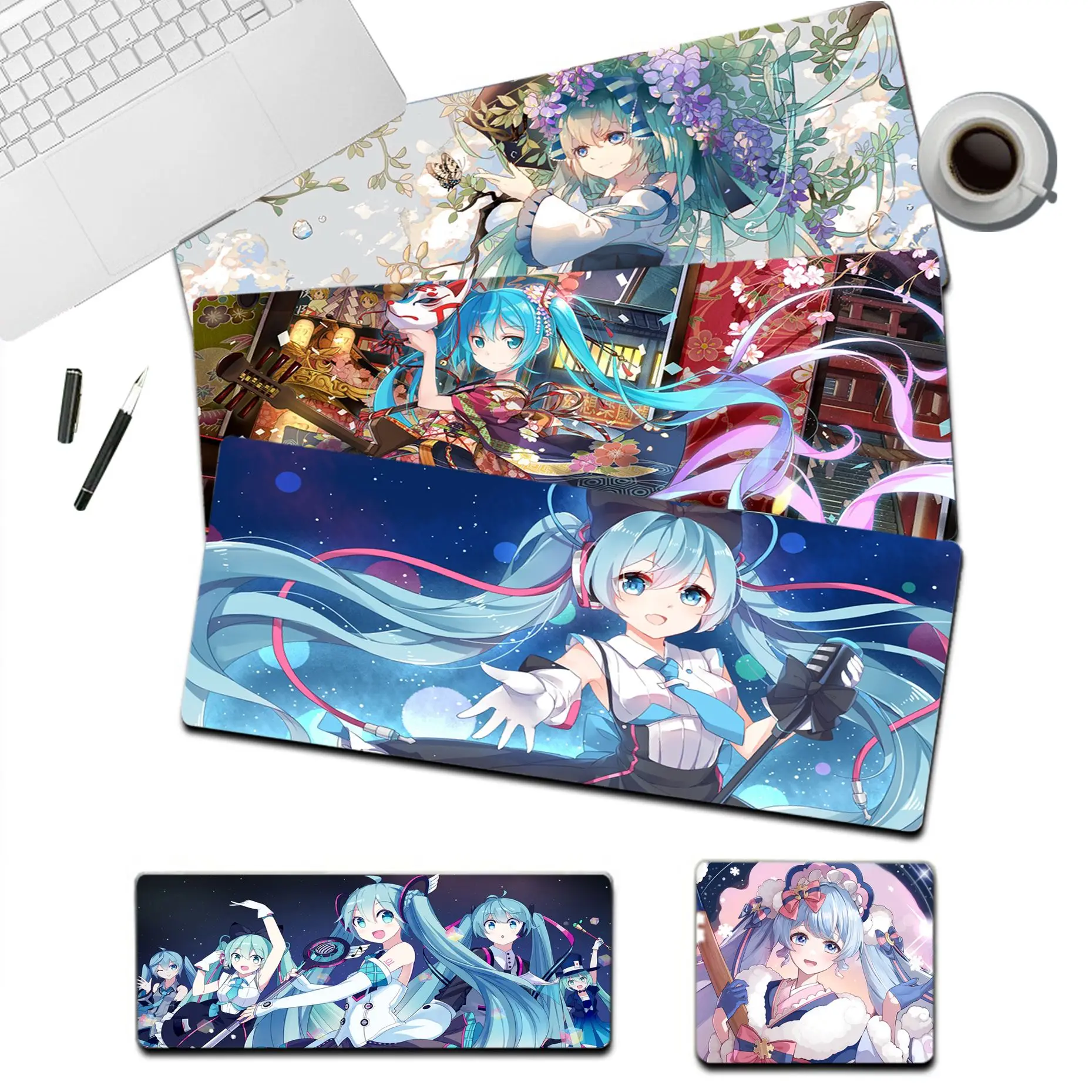 H-Hatsunes M-Mikus Mousepad Boy Pad Tappetino Per Mouse Da Gioco In Gomma Naturale Dimensioni Per Gaming World Of Tanks Cs Go Zelda