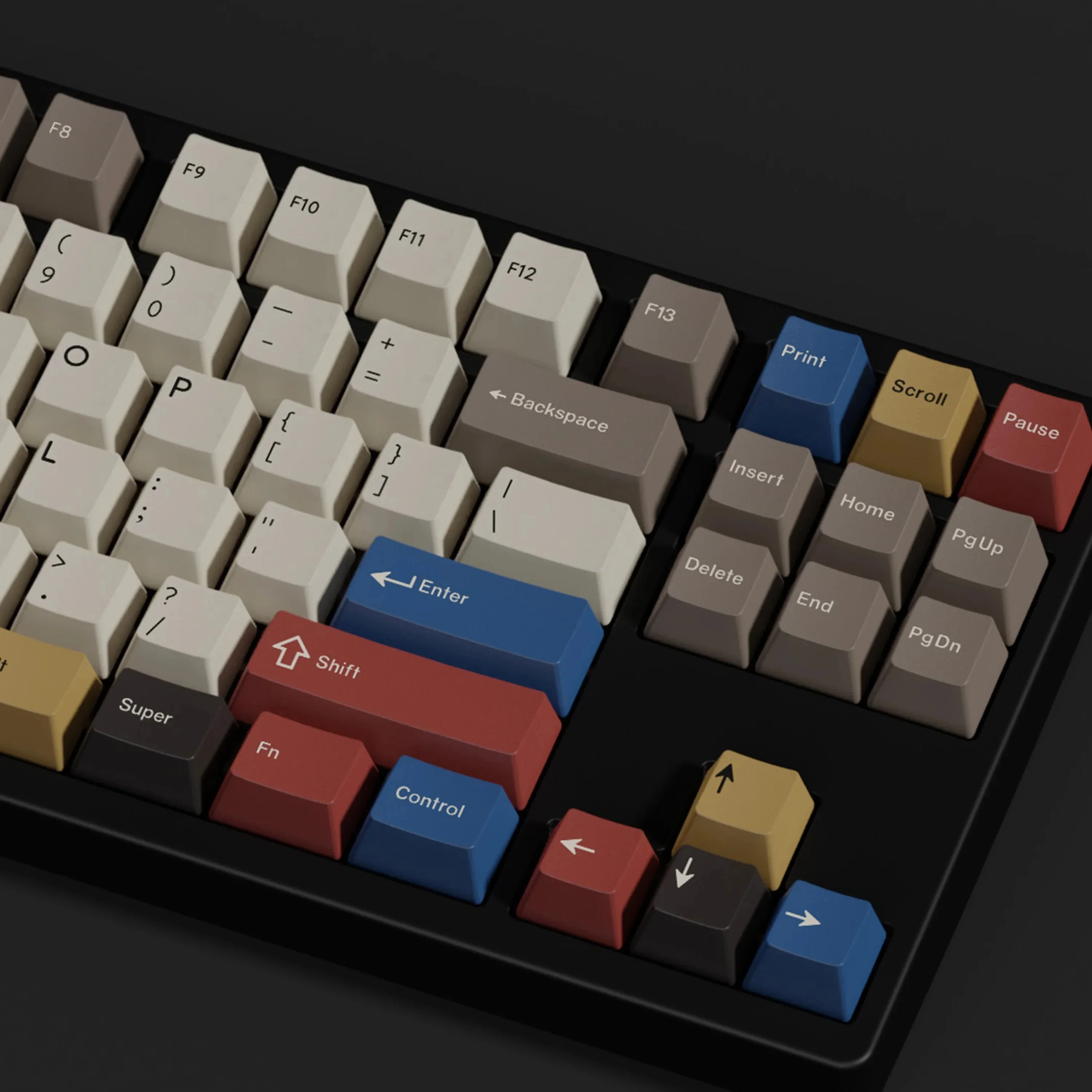 Gmk 159 Keycaps Dye Sub Pbt Material para Interruptor Mecânico Keycaps Retro 100 Cherry Profile Split Keybar - Imagem 2