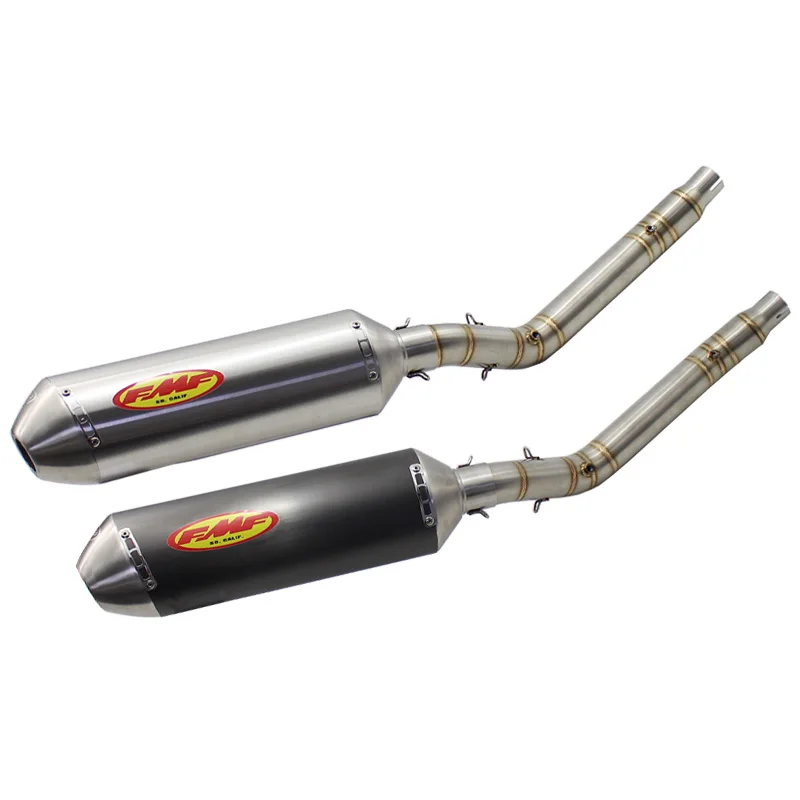 DRZ400 Exhaust Pipe System Slip On FMF Motorbike Mid Link Tube with