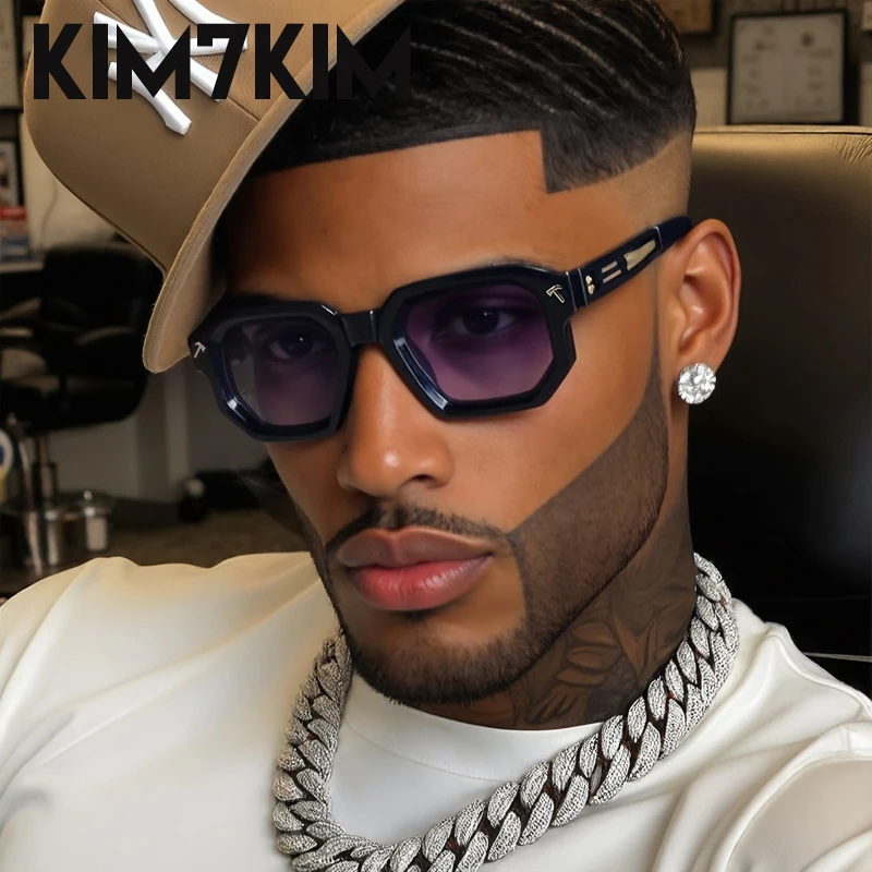 Polarized Square Punk Sunglasses Men 2026 Luxury Brand Classic Rectangle Sunglass UV400 Driving Eyewear Fashion Outdoor Shades