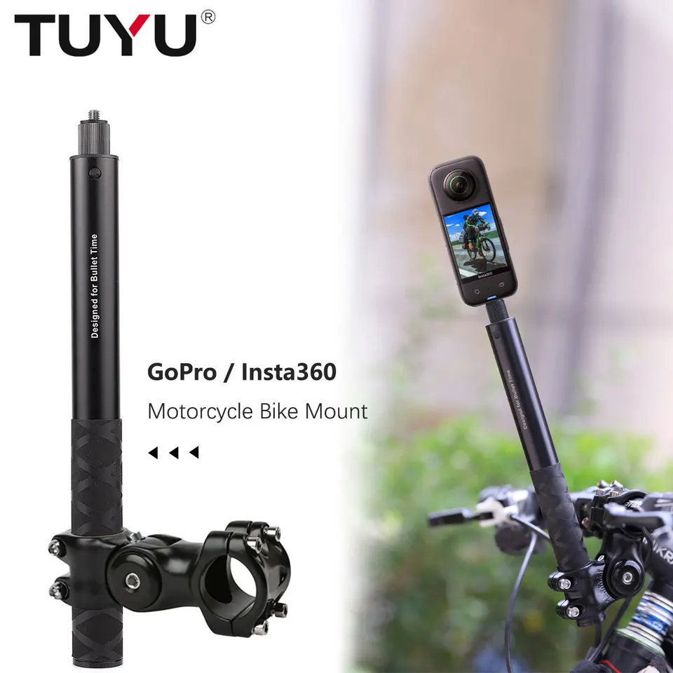 Soporte para cámara de bicicleta, accesorio redondo/plano para manillar de  bicicleta de carretera, Gopro para Insta 360, gran oferta, 1 unidad -  AliExpress