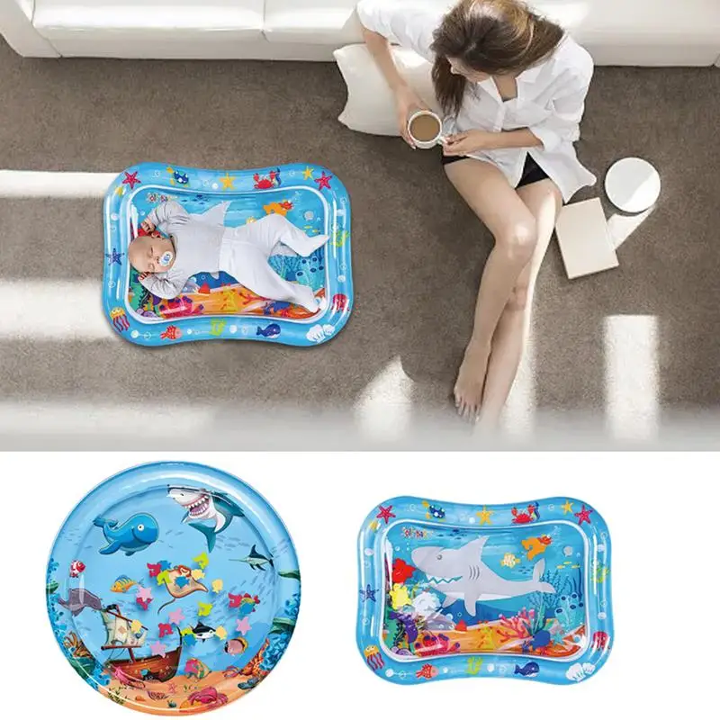 

Сенсорный водный игровой коврик для кошек, игровой коврик для активности с рыбой, надувной игровой коврик с рыбой, охлаждающий коврик для домашних животных, водный игровой коврик с датчиком