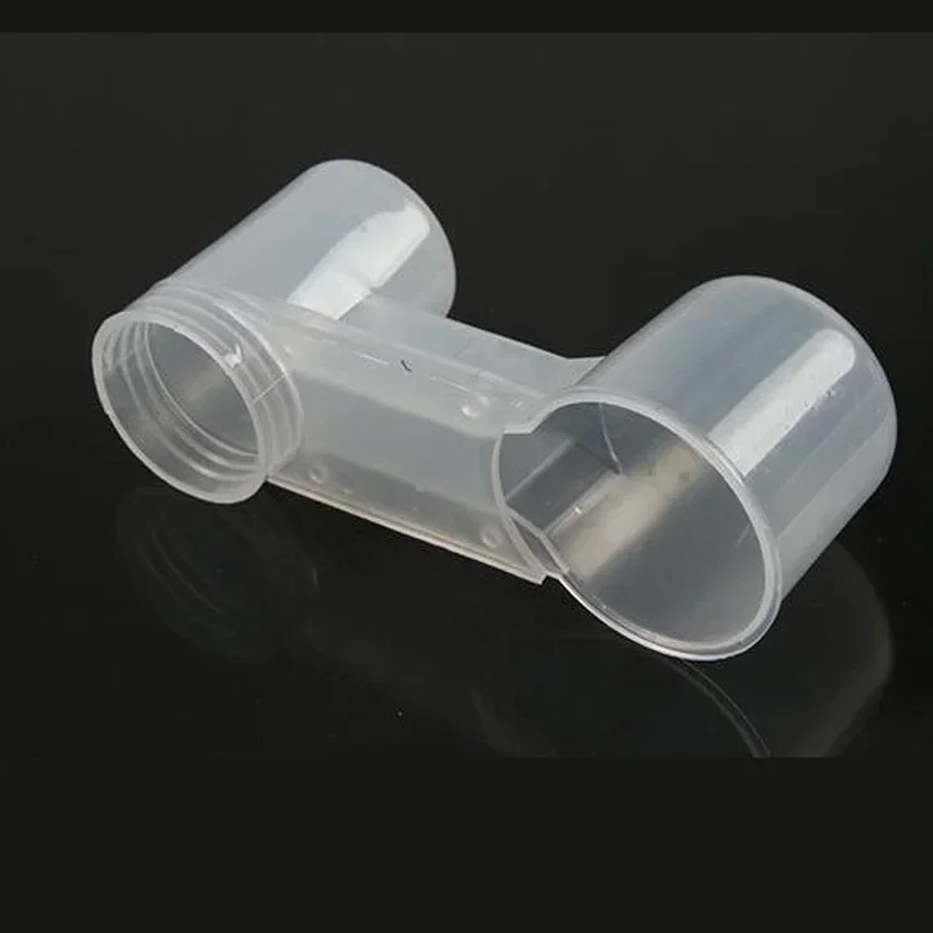 Bird feeder Plastic Pet Bird Drinker Feeder Water Bottle Cup Cat Chicken Pigeon Parrot Hamster Double Nozzle Water Guide For Family Garden