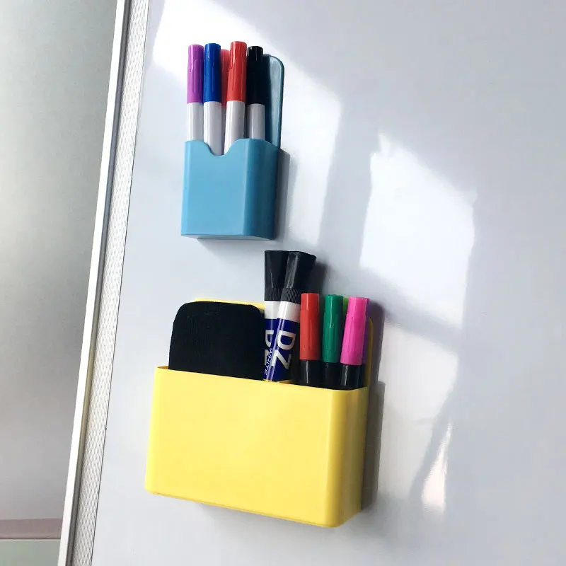Porte-stylo Magnétique Pour Bureau Ou Frigo – Rangement Organisateur Stylos Marqueurs, ABS
