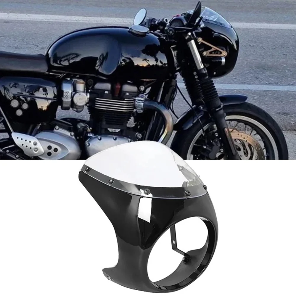 7inch Headlight Handlebar Fairing Windshield Kits For Harley Sportster Bobber Touring Honda Motorcycle Universal Cafe Racer