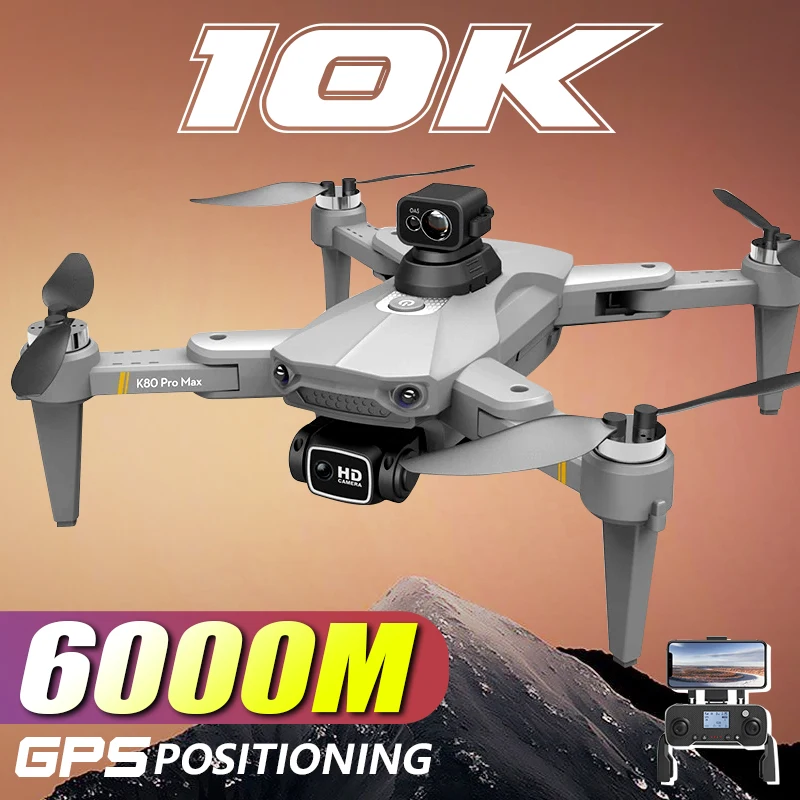 

K80 Pro Max Drone Obstacle Avoidance 10k Dual High-Definition Professional Aerial Photography Brushless Foldable Quadcopter 6KM
